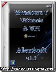 Windows 7 Ultimate v.1.2 AlexSoft WPI (x86/RUS/2012)